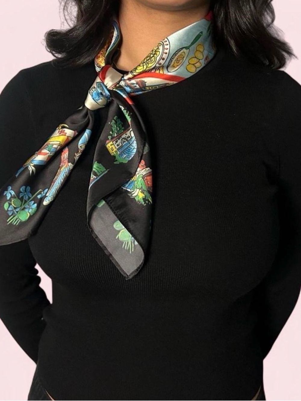 UO Silk Accent Scarf